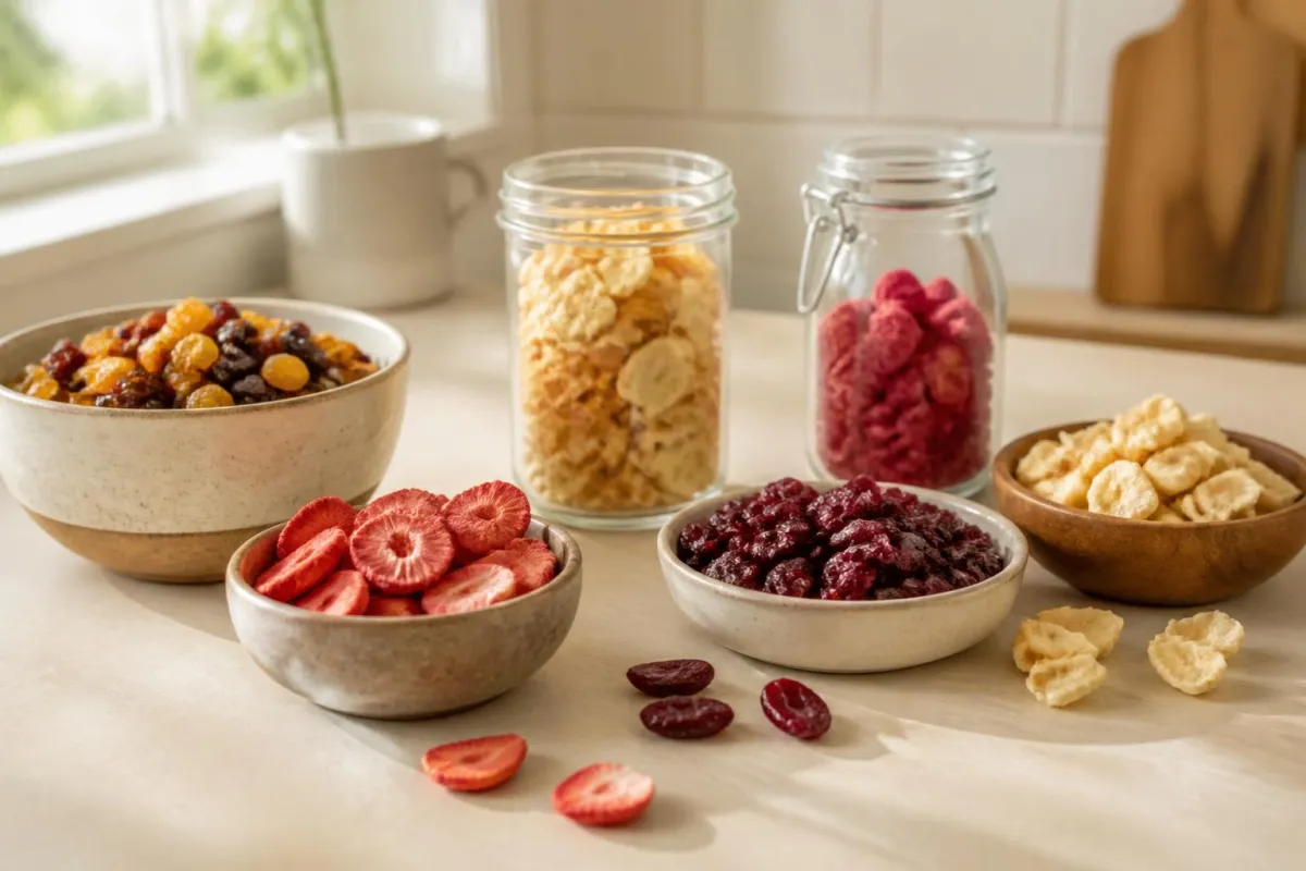 Illustration accompanying A practical guide to dried fruits for everyday baking
