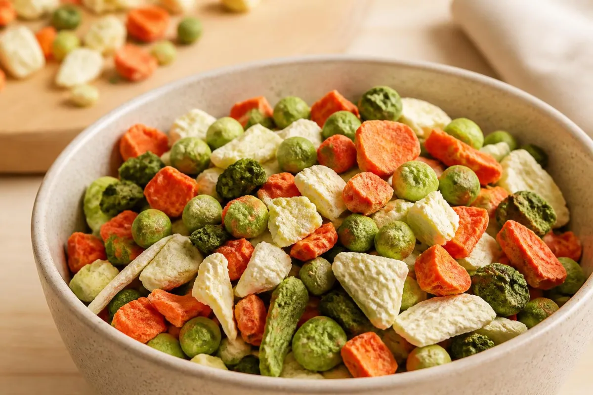 Illustration accompanying How to use freeze-dried vegetables in a UK kitchen