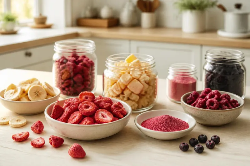 Illustration accompanying Small-cupboard ways to use freeze-dried ingredients well