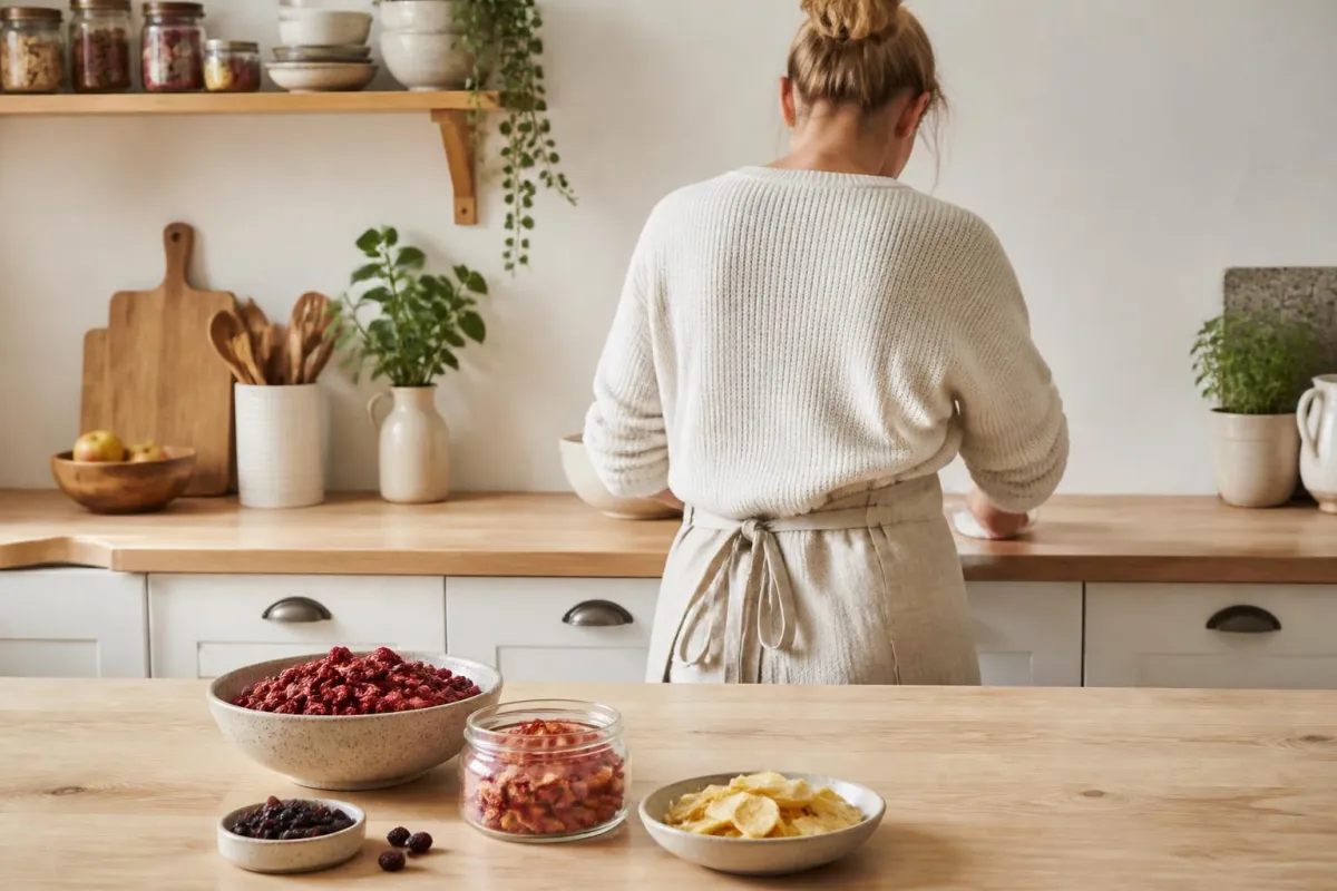 Illustration accompanying How to use freeze-dried fruit without wasting it