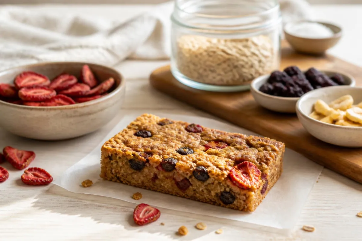 Illustration accompanying How to make flapjacks with dried fruit that stay chewy